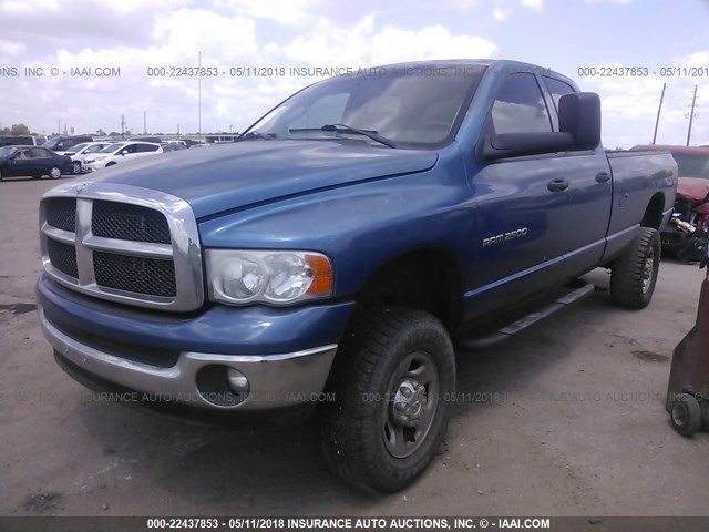 3D7KU28C73G710235 - 2003 DODGE RAM 2500 ST/SLT 蓝色 照片 2