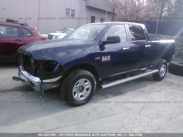 3C6TR5DT0JG169590 - 2018 RAM 2500 SLT BLUE photo 2