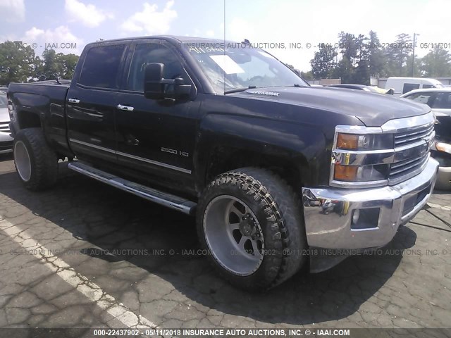 1GC1CWE82FF129103 - 2015 CHEVROLET SILVERADO C2500 HEAVY DUTY LTZ BLACK photo 1