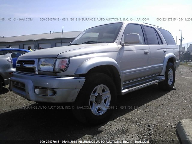 JT3GN87R6X0106602 - 1999 TOYOTA 4RUNNER LIMITED WHITE photo 2