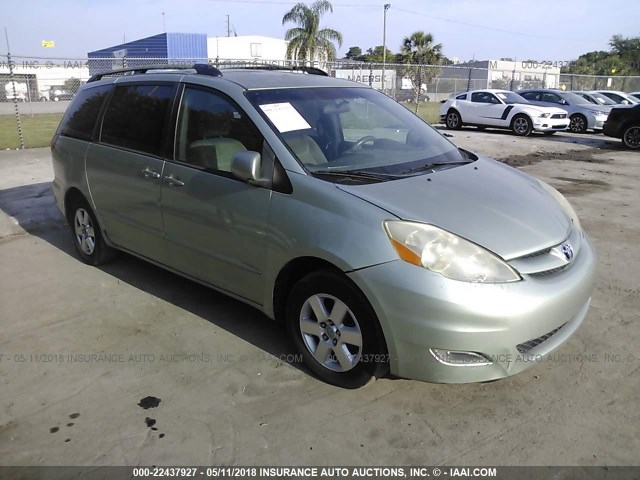 5TDZA22C66S455884 - 2006 TOYOTA SIENNA XLE/XLE LIMITED GREEN photo 1