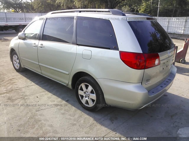 5TDZA22C66S455884 - 2006 TOYOTA SIENNA XLE/XLE LIMITED GREEN photo 3