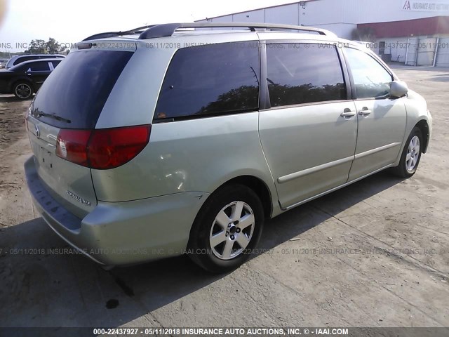 5TDZA22C66S455884 - 2006 TOYOTA SIENNA XLE/XLE LIMITED GREEN photo 4