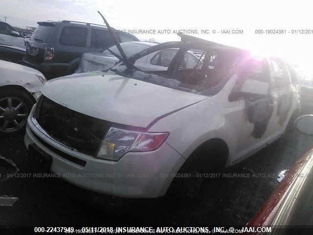 2FMDK49C77BB39823 - 2007 FORD EDGE SEL PLUS WHITE photo 2