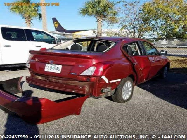 3N1CN7AP6GL861010 - 2016 NISSAN VERSA S/S PLUS/SV/SL RED photo 4