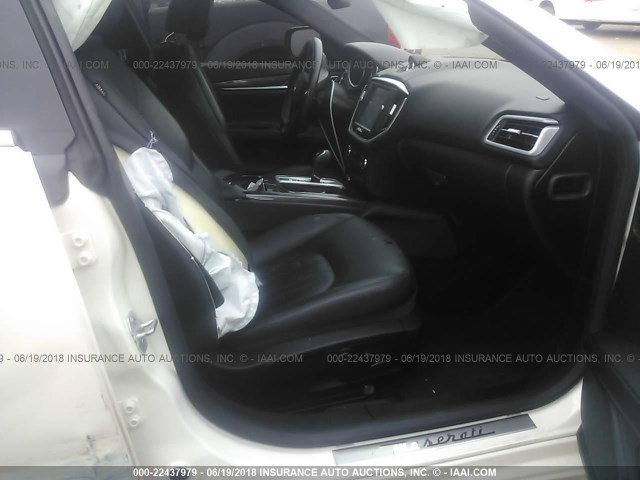 ZAM57XSA6F1162083 - 2015 MASERATI GHIBLI WHITE photo 5