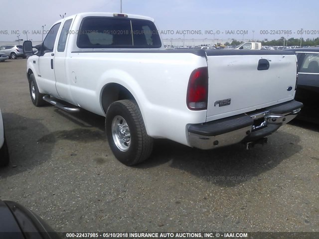 1FTNX20P34EB25044 - 2004 FORD F250 SUPER DUTY WHITE photo 3