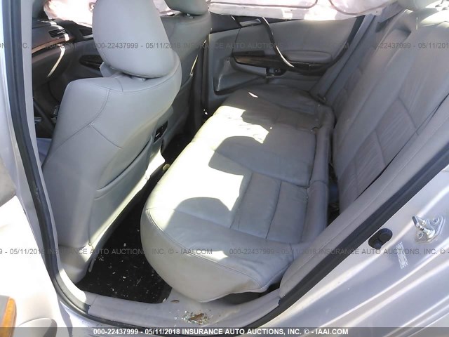 1HGCP2F88CA041459 - 2012 HONDA ACCORD EXL SILVER photo 8