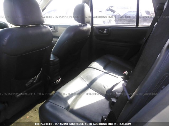 KM8SC13D23U362733 - 2003 HYUNDAI SANTA FE GLS/LX SILVER photo 8