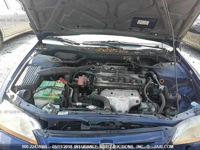 1HGCF86692A053056 - 2002 HONDA ACCORD VALUE BLUE photo 10