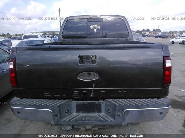 1FTSW21R68ED52983 - 2008 FORD F250 SUPER DUTY BROWN photo 6
