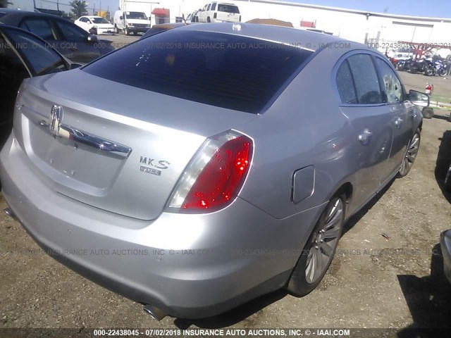 1LNHL9ER7AG611766 - 2010 LINCOLN MKS SILVER photo 4