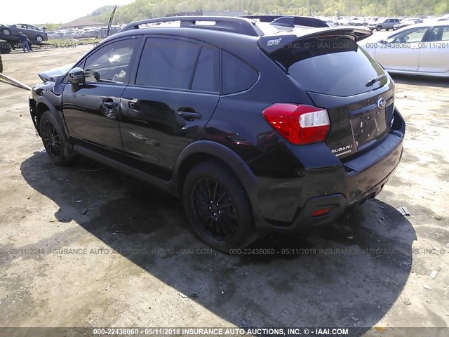 JF2GPALC3G8278586 - 2016 SUBARU CROSSTREK LIMITED BLACK photo 3