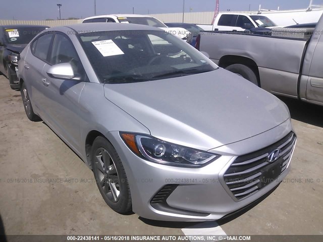 5NPD84LF6JH258691 - 2018 HYUNDAI ELANTRA SEL/VALUE/LIMITED SILVER photo 1