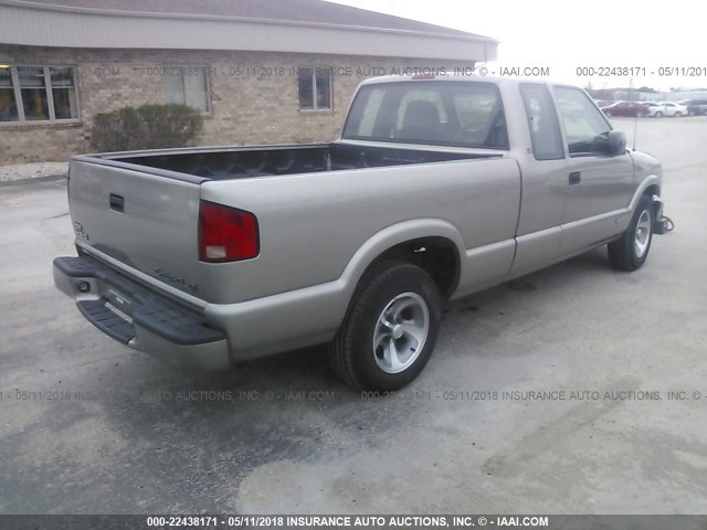 1GCCS1946WK251282 - 1998 CHEVROLET S TRUCK S10 Pewter photo 4