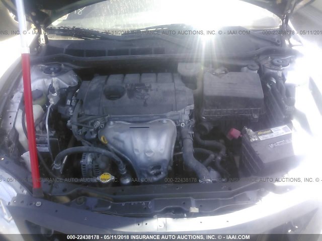 4T1BF3EK0AU097077 - 2010 TOYOTA CAMRY SE/LE/XLE SILVER photo 10