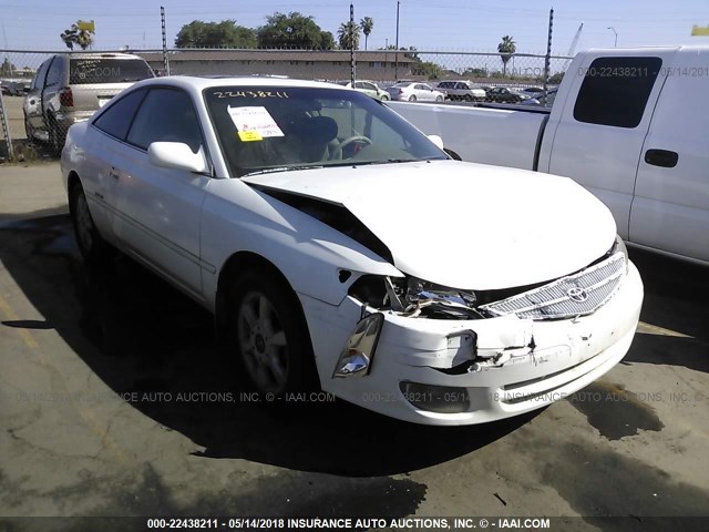 2T1CF28P2YC266405 - 2000 TOYOTA CAMRY SOLARA SE/SLE თეთრი ფოტო 1
