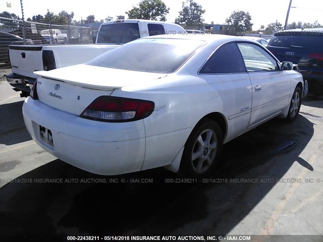 2T1CF28P2YC266405 - 2000 TOYOTA CAMRY SOLARA SE/SLE თეთრი ფოტო 4