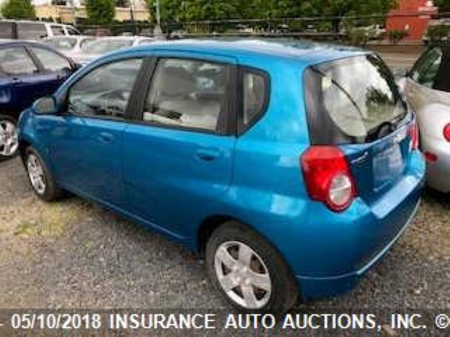 KL1TD66E89B334308 - 2009 CHEVROLET AVEO LS/LT BLUE photo 3