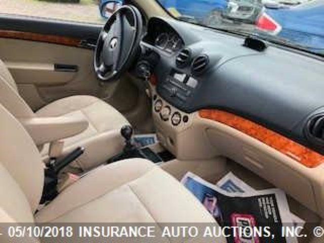 KL1TD66E89B334308 - 2009 CHEVROLET AVEO LS/LT 蓝色 照片 5