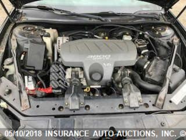 2G2WS522341108496 - 2004 PONTIAC GRAND PRIX GT2 შავი ფოტო 10