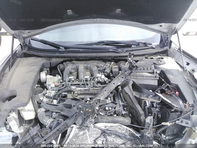 1N4AA5AP2EC466289 - 2014 NISSAN MAXIMA S/SV SILVER photo 10