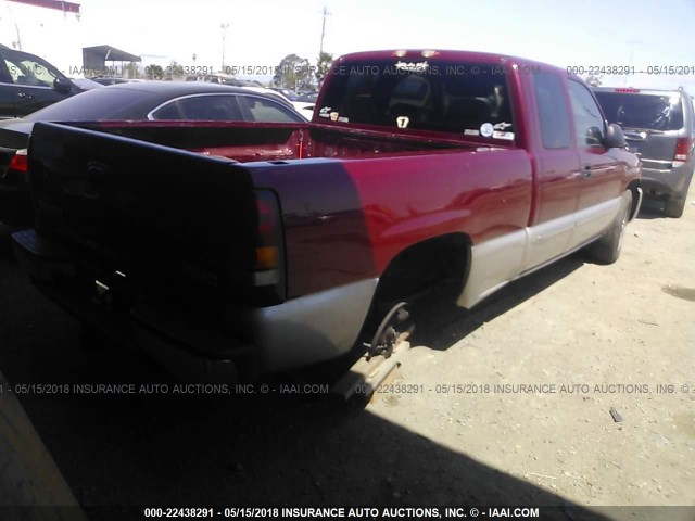 1GTEC19V97Z151748 - 2007 GMC NEW SIERRA C1500 MAROON photo 4