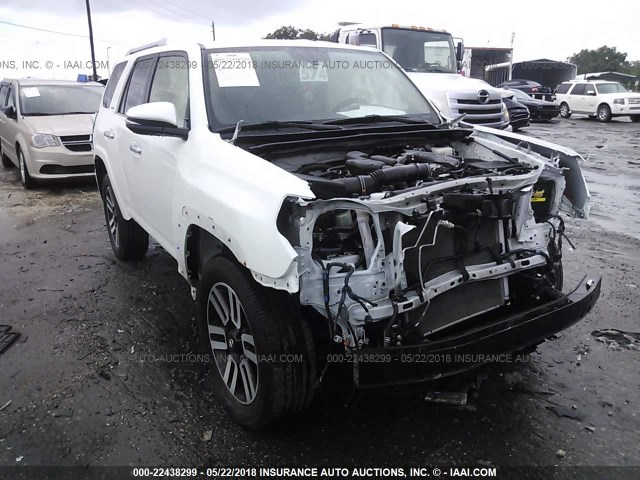 JTEBU5JR4E5187935 - 2014 TOYOTA 4RUNNER SR5/LIMITED/TRAIL WHITE photo 6