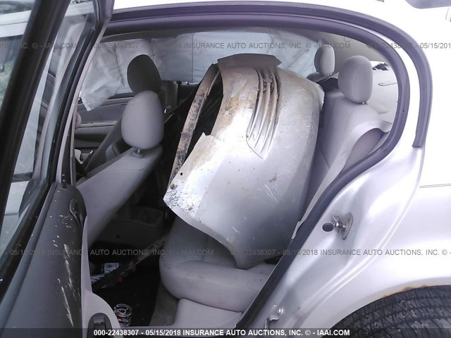 1G1AL58F087319718 - 2008 CHEVROLET COBALT LT SILVER photo 8