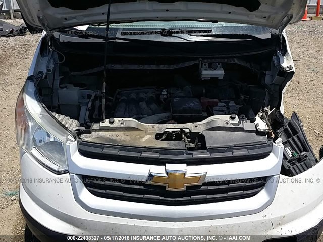 3N63M0YN0FK713738 - 2015 CHEVROLET CITY EXPRESS LS WHITE photo 10