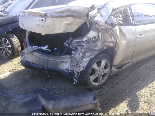 4T1CA38P05U053368 - 2005 TOYOTA CAMRY SOLARA SE/SLE 棕色 照片 6