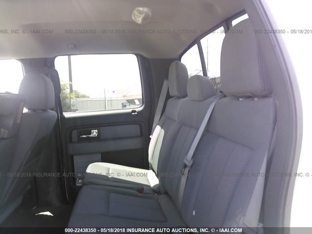 1FTFW1EF3EKD41657 - 2014 FORD F150 SUPERCREW WHITE photo 8