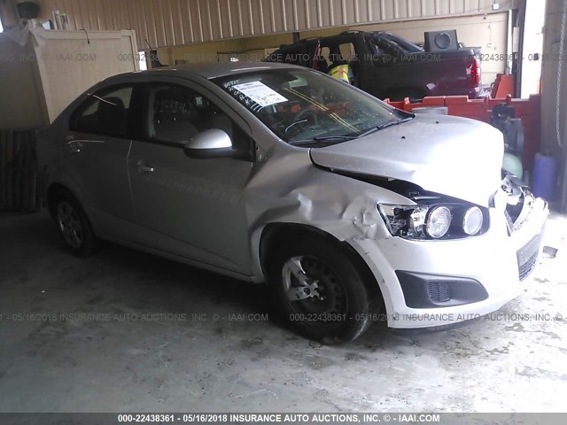 1G1JA5SHXD4150061 - 2013 CHEVROLET SONIC LS 银色 照片 1