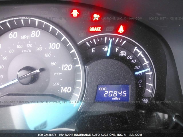 4T4BF1FK5FR464538 - 2015 TOYOTA CAMRY LE/XLE/SE/XSE GRAY photo 7