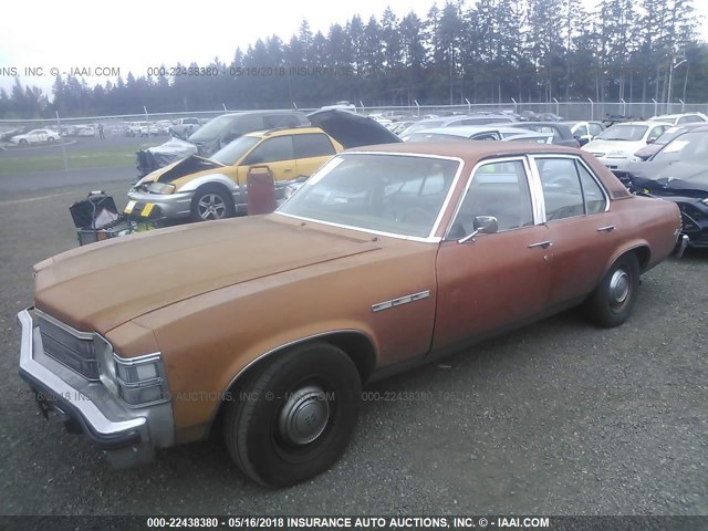 4B69F5L115946 - 1975 BUICK APOLLO ORANGE photo 2