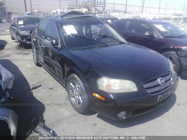 JN1DA31A92T000011 - 2002 NISSAN MAXIMA GLE/SE BLACK photo 1