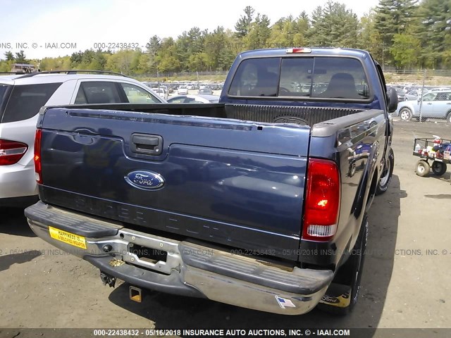 1FTSF31S44EA37747 - 2004 FORD F350 SRW SUPER DUTY BLUE photo 4