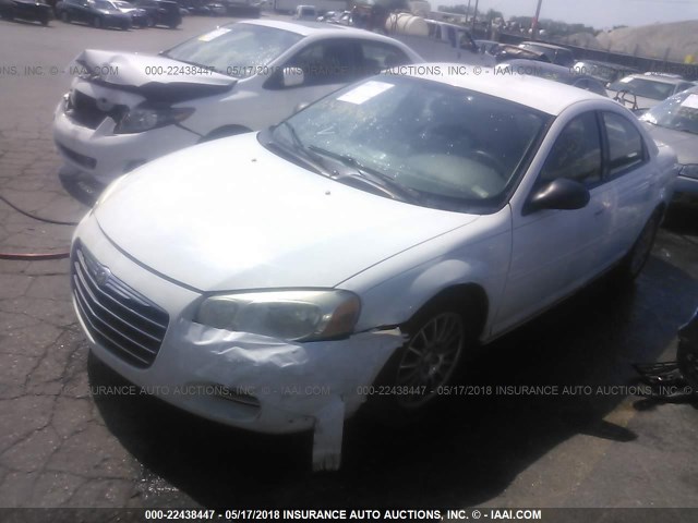 1C3EL46X25N618699 - 2005 CHRYSLER SEBRING WHITE photo 2