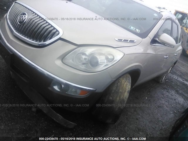 5GAEV23DX9J191761 - 2009 BUICK ENCLAVE CXL GOLD photo 2