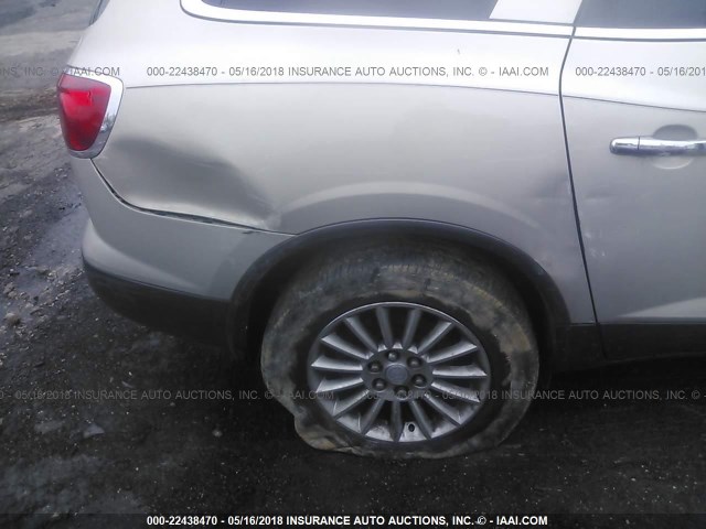 5GAEV23DX9J191761 - 2009 BUICK ENCLAVE CXL GOLD photo 6