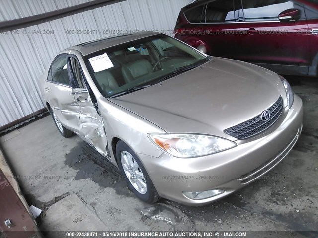 4T1BF32K54U076315 - 2004 TOYOTA CAMRY LE/XLE/SE ოქროსფერი ფოტო 1