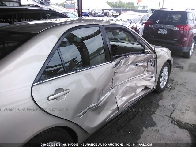 4T1BF32K54U076315 - 2004 TOYOTA CAMRY LE/XLE/SE ოქროსფერი ფოტო 6