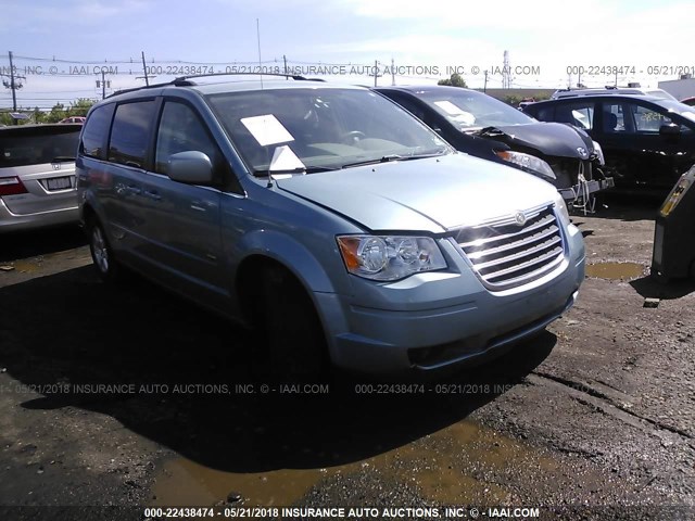 2A8HR54P38R815509 - 2008 CHRYSLER TOWN & COUNTRY TOURING BLUE photo 1