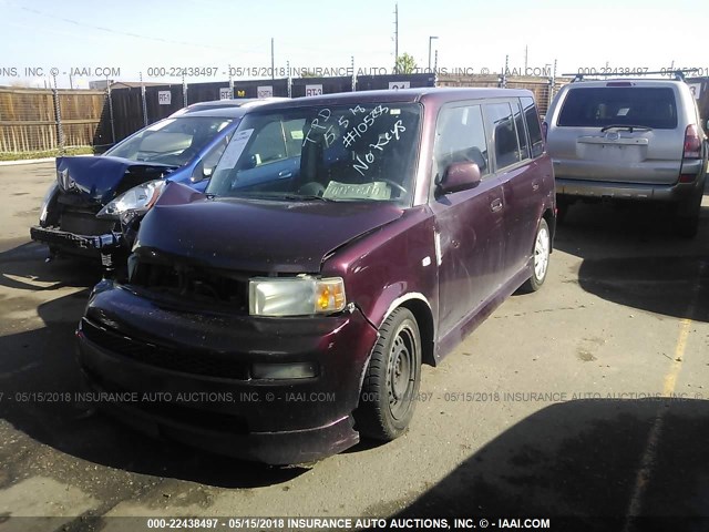 JTLKT334540153015 - 2004 TOYOTA SCION XB მუქწითელი ფოტო 2