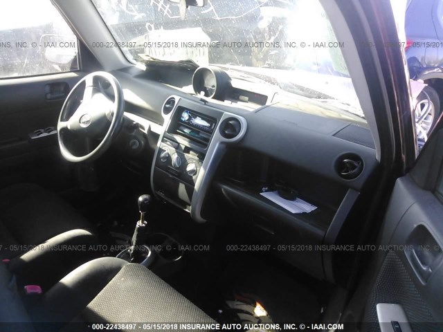 JTLKT334540153015 - 2004 TOYOTA SCION XB მუქწითელი ფოტო 5