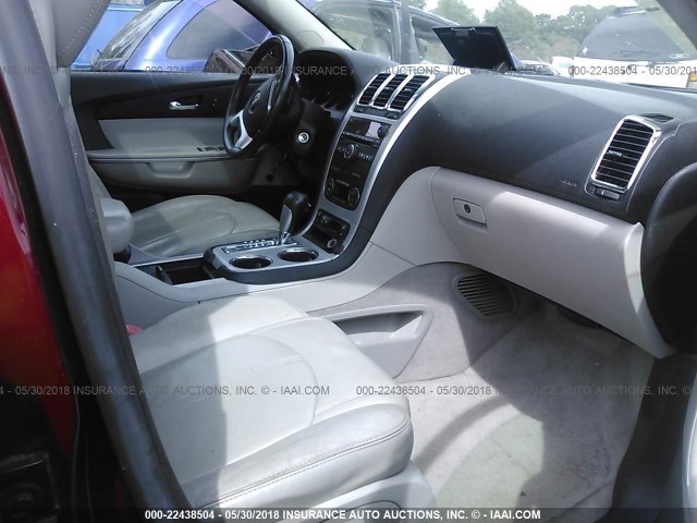 1GKER23768J244245 - 2008 GMC ACADIA SLT-1 Червоний фото 5