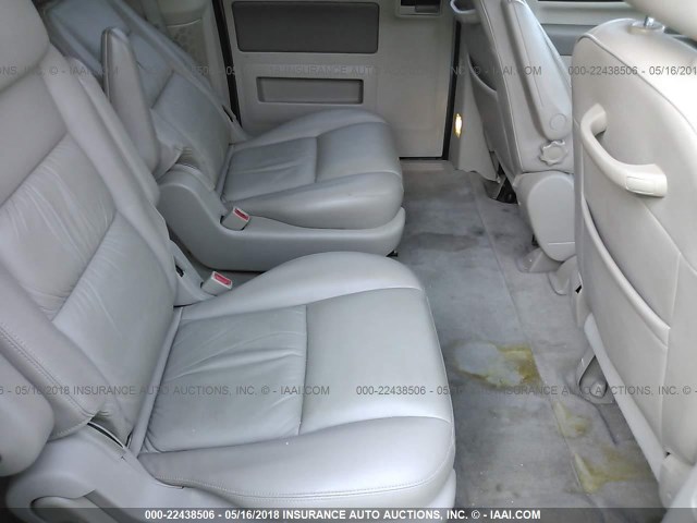 2FMZA52267BA07104 - 2007 FORD FREESTAR SEL GRAY photo 8