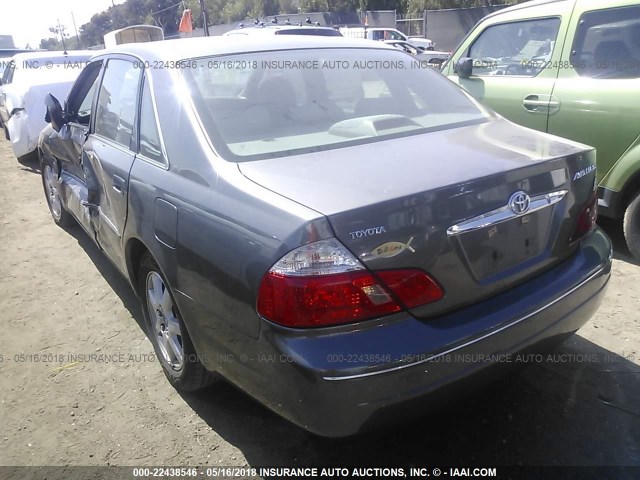 4T1BF28B93U321312 - 2003 TOYOTA AVALON XL/XLS GRAY photo 3