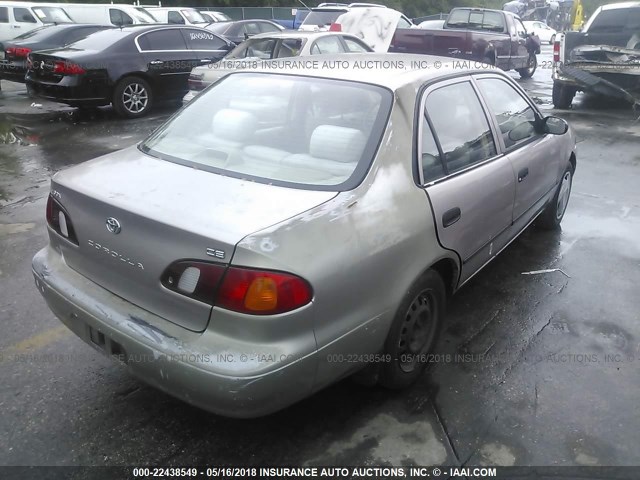 2T1BR12E1XC201693 - 1999 TOYOTA COROLLA VE/CE/LE 金色 照片 4