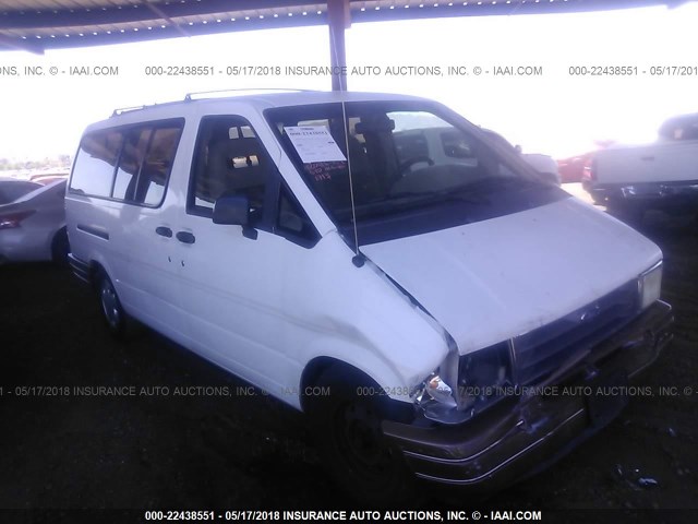 1FMDA31X4RZA51713 - 1994 FORD AEROSTAR WHITE photo 1